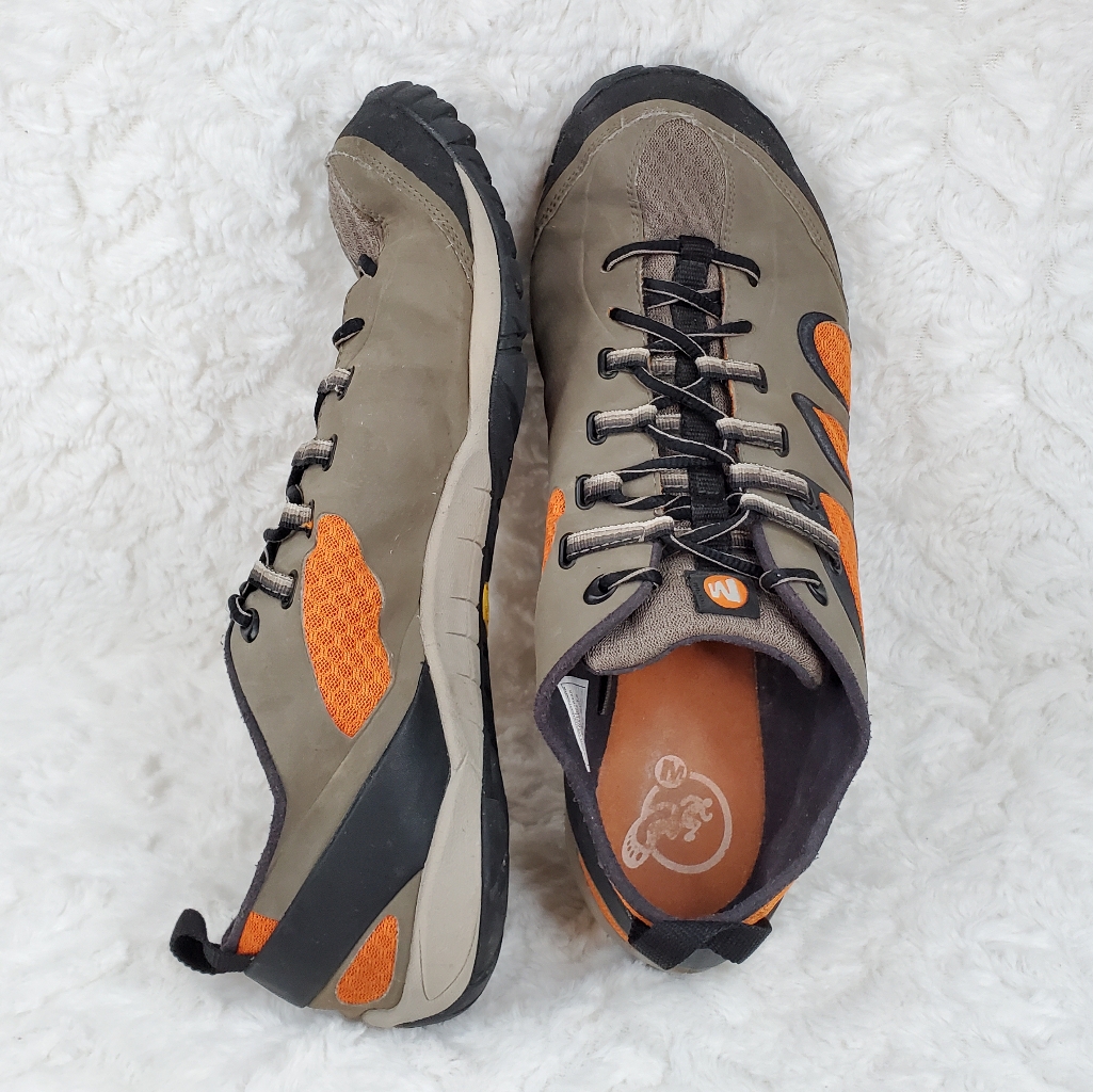 Merrell True Glove Brindle/Harvest Pumpkin J85531 Hiking Men's Sz 11.